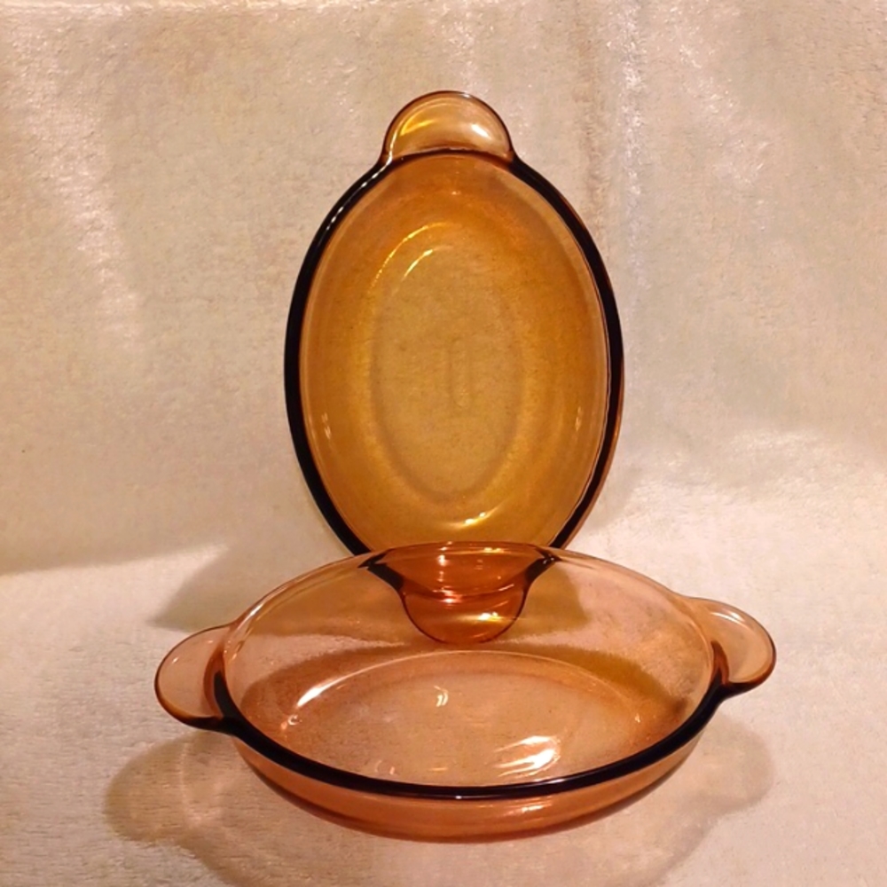 Visionware individual baking serving dishes 16 oz. Each Corning made in …
